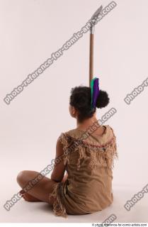 ANISE SITTING POSE WITH SPEAR